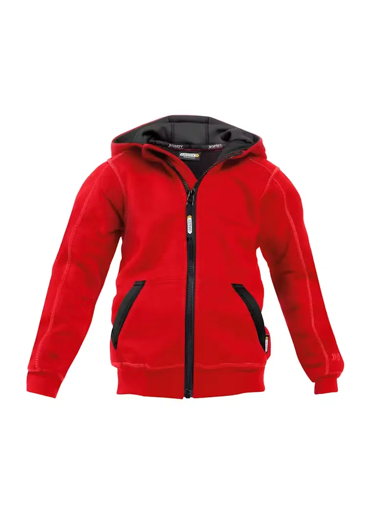 DASSY Werkjas Watson Kids 300391 - DASSY Werkjas Watson Kids 300391 ROOD-ZWART