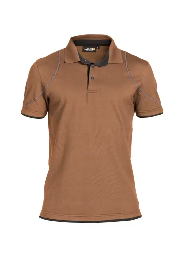 DASSY Polo Orbital 710011 in DASSY Polo Orbital 710011 LEEM BRUIN-ANTRACIET GRIJS