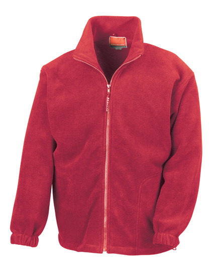 Heren Fleece Vest Result R036X red