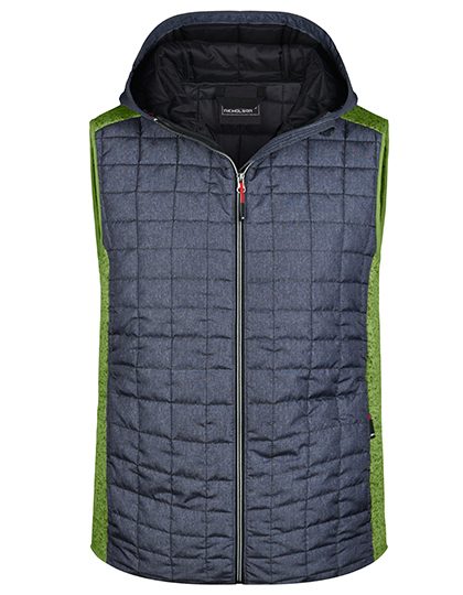 Heren Bodywarmer Daiber Knitted Hybrid JN768