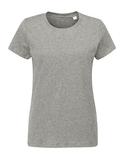 Dames T-shirt Organisch Mantis M02 - Heather Grey Melange