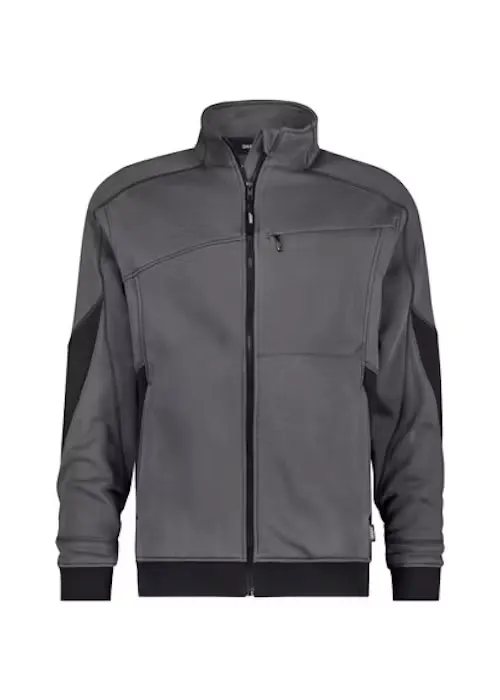 DASSY Sweater Velox met Rits Stretch 300570 in DASSY Sweater Velox met Rits Stretch 300570 ANTRACIET GRIJS-ZWART