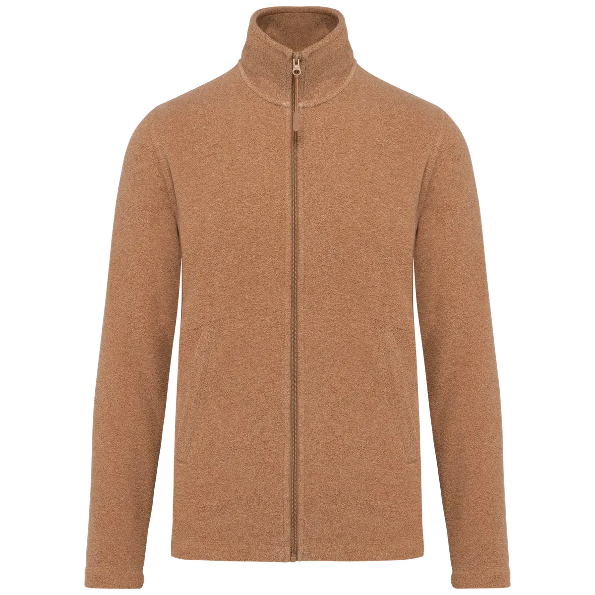 Heren Fleece vest Kariban Falco K911 CAMEL HEATHER