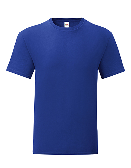 Heren T-shirt Fruit of the loom 61-430-0 - Cobalt Blue