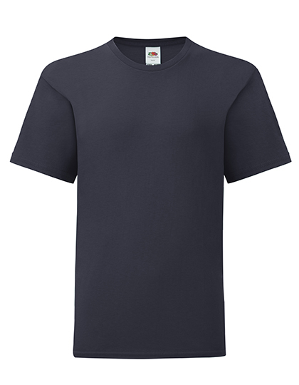 Kinder T-shirt Fruit of the Loom 61-023-0 Iconic - Deep Navy