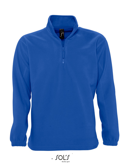Heren Fleece Sweater Sol's Ness 56000 Royal Blue