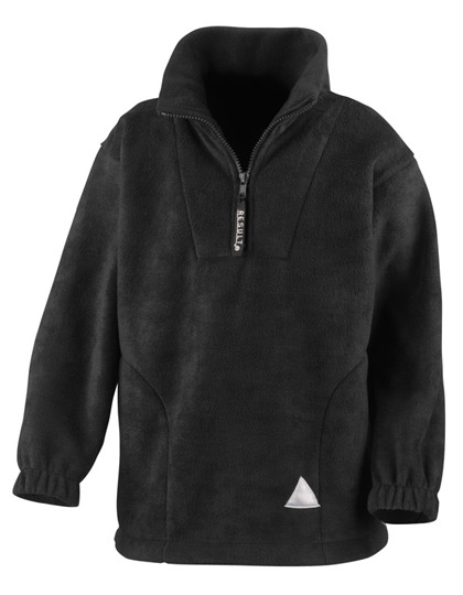 Kinder Fleece Sweater Result Top R033J Zwart