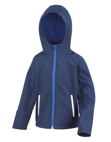 Softshell Jassen Kinder Hooded Result R224J navy-Royal