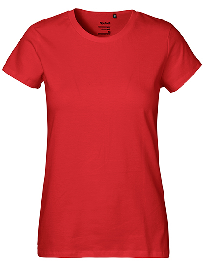 Dames T-shirt Neutral Classic O80001 - Red