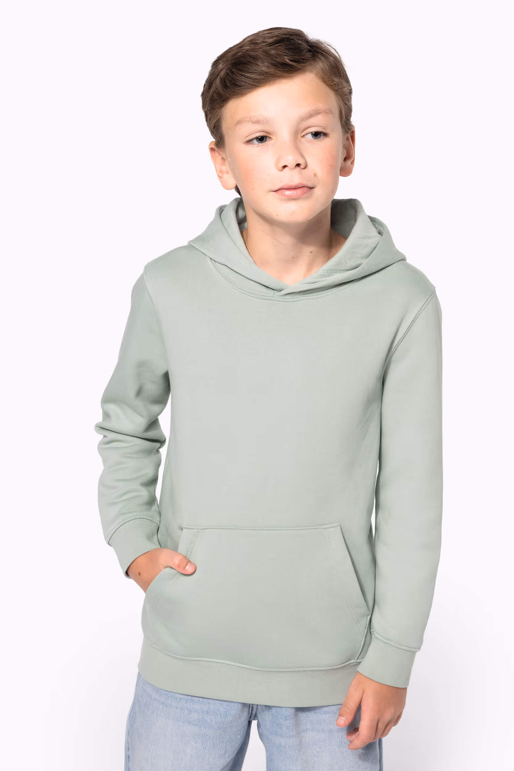 Ecologische kindersweater met capuchon Kariban K4029
