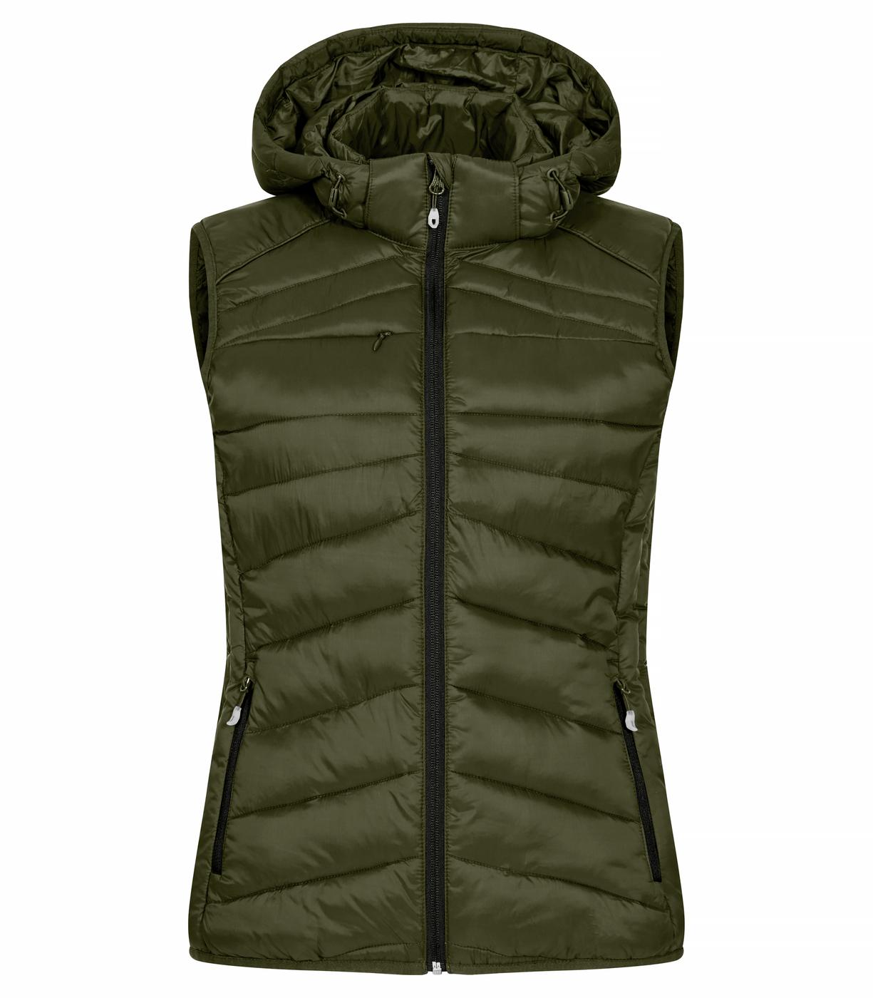 Dames Bodywarmer Clique Idaho 0200975 Mist groen