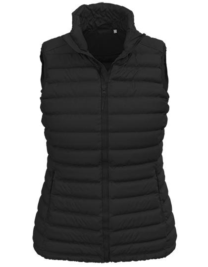 Dames Bodywarmer Stedman Lux Padded Vest ST5530 Zwart