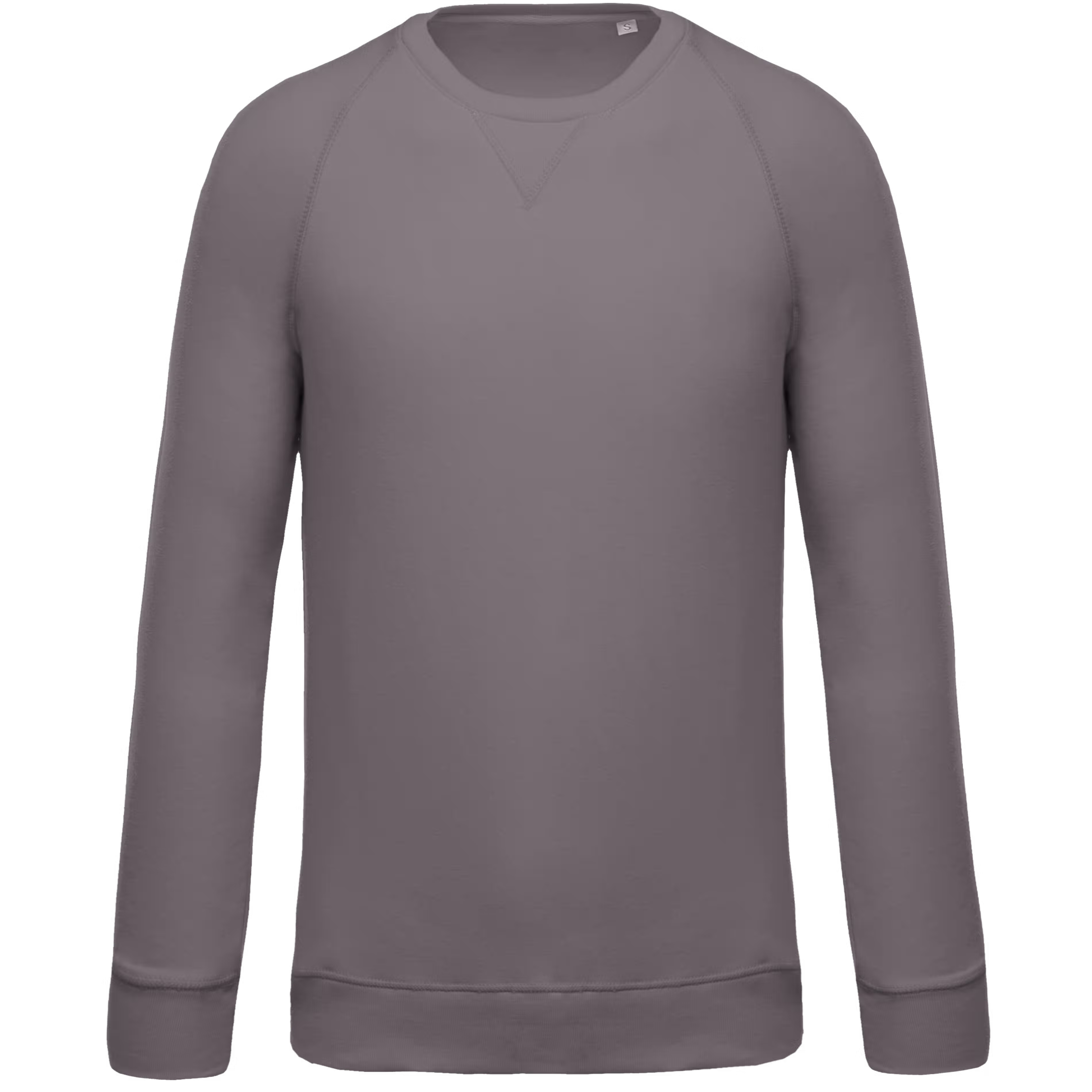 Heren Sweater Kariban BIO raglanmouwen K480 Storm Grey