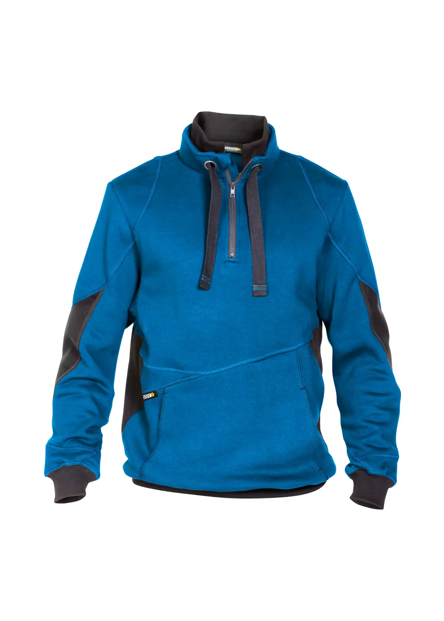 DASSY Sweater STELLAR 300394 in DASSY Sweater STELLAR 300394 AZUUR BLAUW-ANTRACIET GRIJS