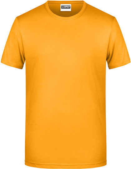 Heren T-shirt Daiber Basic-T 8008 - Gold Yellow