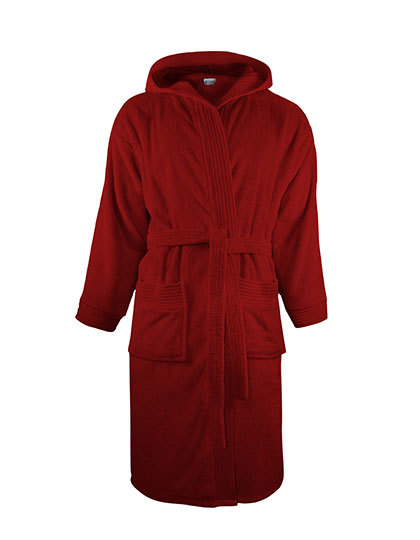 Badjas Hoodie The One Towelling T1-BH Burgundy