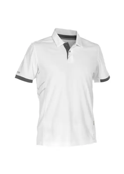 DASSY Polo Traxion 710026 in DASSY Polo Traxion 710026 WIT-ANTRACIET GRIJS