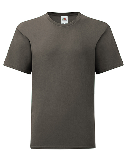 Kinder T-shirt Fruit of the Loom 61-023-0 Iconic - Light Graphite