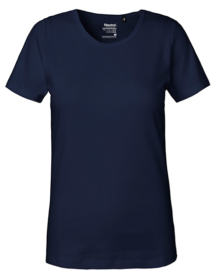 Dames T-shirt Neutral Interlock O81029 - Navy