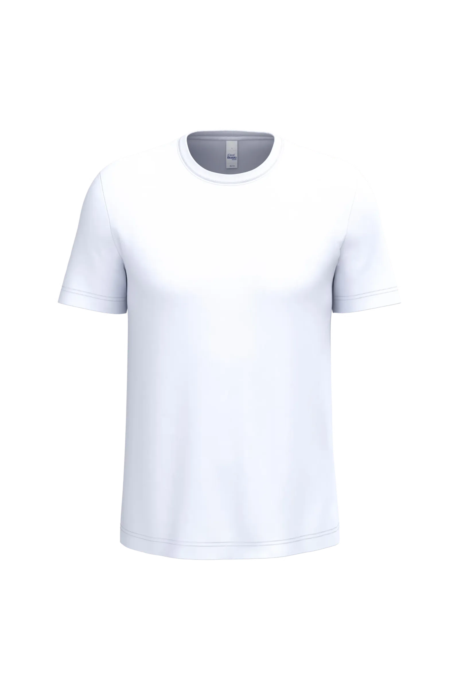 Goedkope heren T-shirt iDeal Basic Brand IB310 in Goedkope heren T-shirt iDeal Basic Brand IB310 - Ideal White