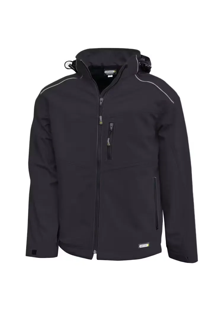 DASSY Softshell Jas Tavira 300304 in DASSY Softshell Jas Tavira 300304 ZWART