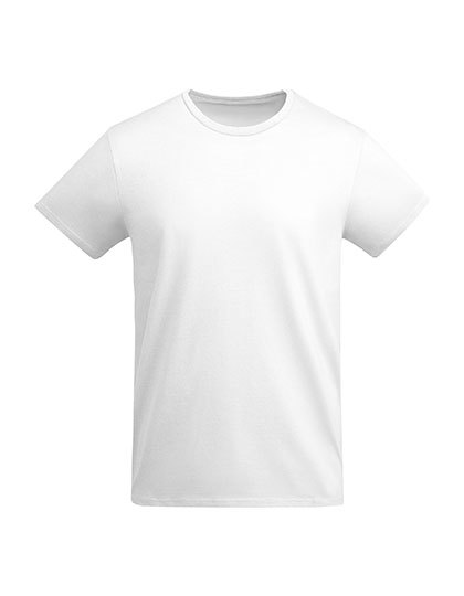 Heren T-shirt Eco Roly Breda CA6698- White