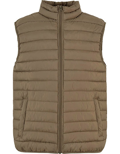 Heren Bodywarmer New Morning Studios Light Puffer Vest NM033 olive
