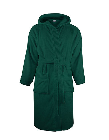 Badjas Hoodie The One Towelling T1-BH Dark Green