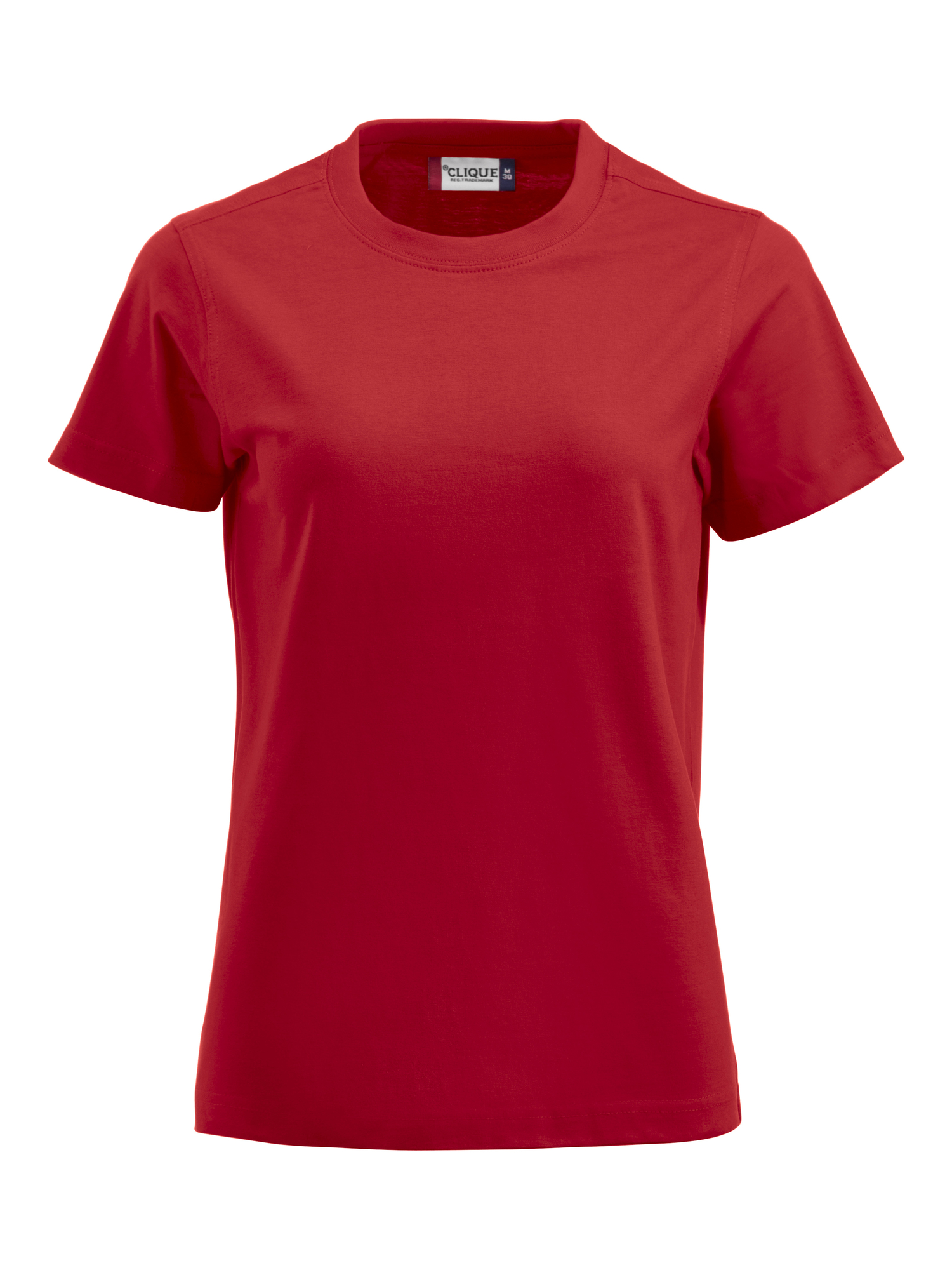 Dames T-shirt Clique Premium-T 029341 - Rood