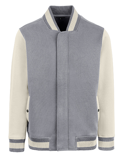 Baseball Jacket HRM Premium 709 -stone-Off White