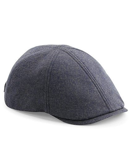 Flat Cap Gatsby B621 Blue Linen