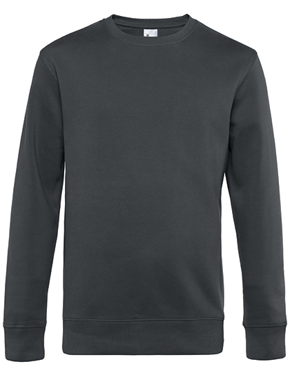 Heren Sweater B&C KING WU01K Asphalt