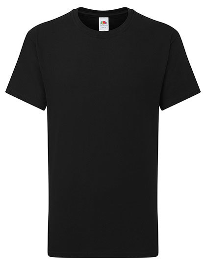 Kinder T-shirt Iconic T fruit of the Loom 61-363-0 - Black