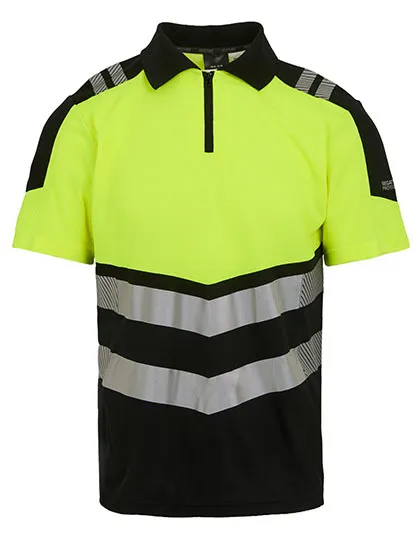 Veiligheid Polo Regatta High Visibility TRS281 in Veiligheid Polo Regatta High Visibility TRS281 Zwart-Geel