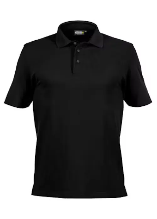 DASSY Polo Hugo 710039 in DASSY Polo Hugo 710039 ZWART