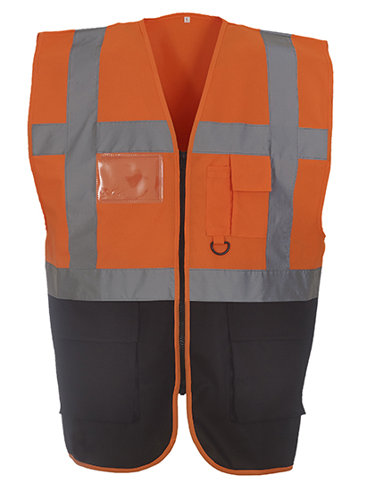 Veiligheidshesjes Yoko HVW801 Hi-Vis Oranje-zwart