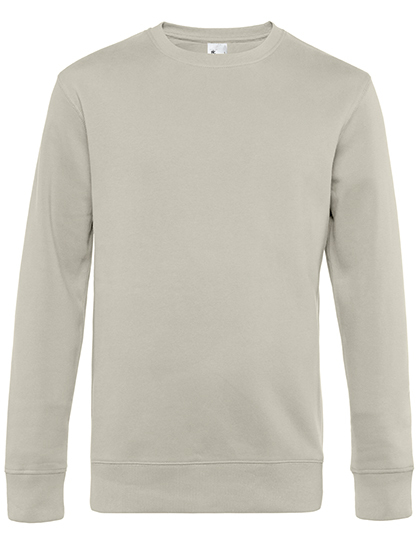 Heren Sweater B&C KING WU01K Grey Fog