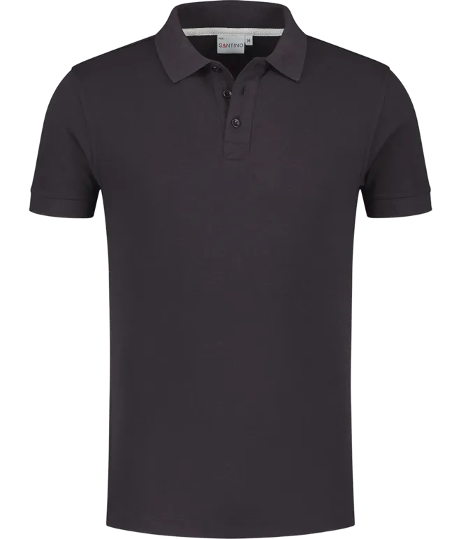 Heren Polo Santino Max in Heren Polo Santino Max Graphite