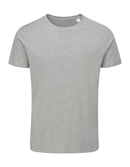 Heren T-shirt Organisch Mantis M01 - Heather Grey Melange