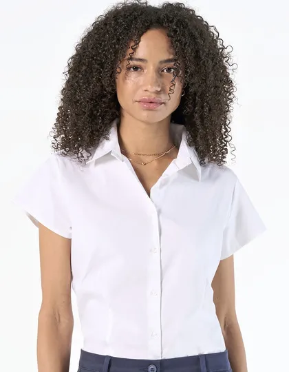 Dames Blouse Korte Mouw Sol's Strech 17020