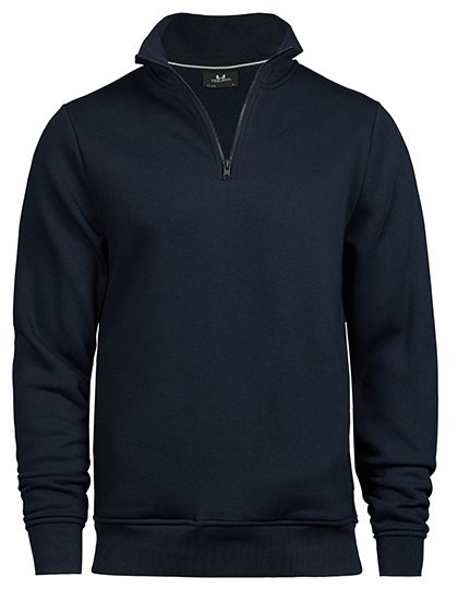 Heren Sweater Half Zip Tee Jays 5438 Navy