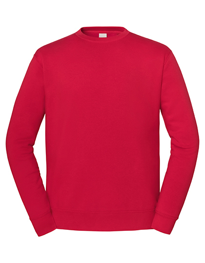 Heren Sweater Fruit of the Loom Iconic set-in Rood