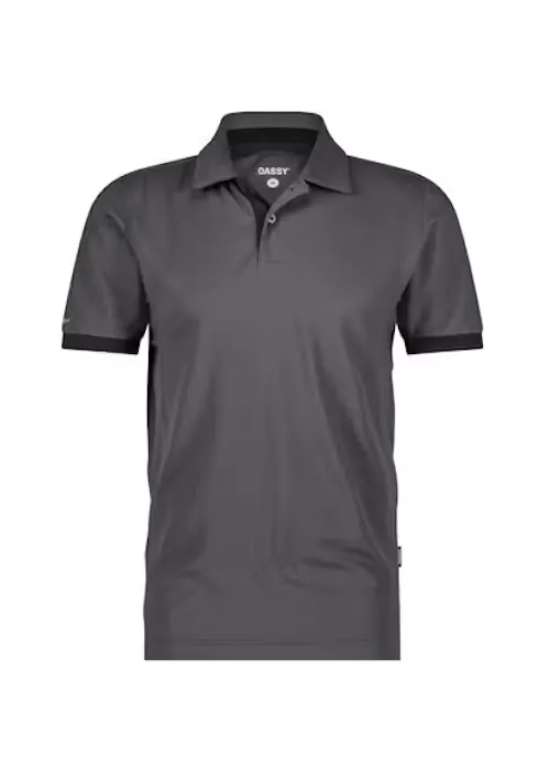 DASSY Polo Traxion Next 710079 in DASSY Polo Traxion Next 710079 ANTRACIET GRIJS-ZWART