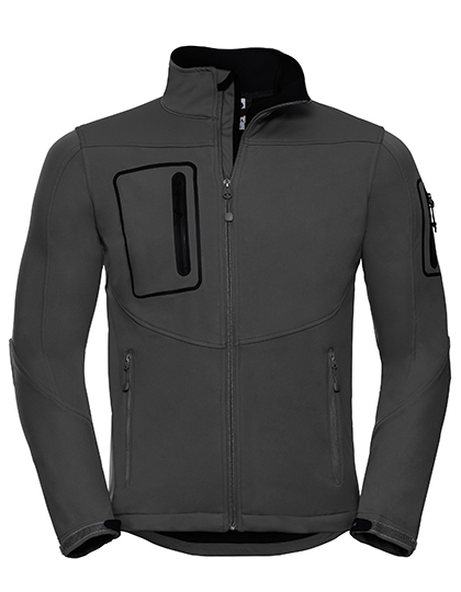 Heren Softshell Jas Russell R-520M-0 titanium