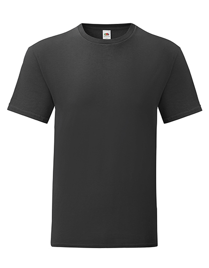 Heren T-shirt Fruit of the loom 61-430-0 - Black