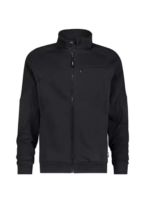 DASSY Sweater Velox met Rits Stretch 300570 in DASSY Sweater Velox met Rits Stretch 300570 ZWART