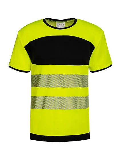 Veiligheid T-shirt Korntex EOST in Veiligheid T-shirt Korntex EOST Signaal Yellow-Zwart
