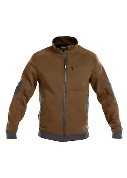 DASSY Sweater VELOX 300450 - DASSY Sweater VELOX 300450 LEEM BRUIN-ANTRACIET GRIJS