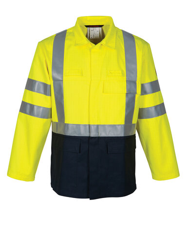 Havep werkjas Multi Protector 30012 fluo geel-marine