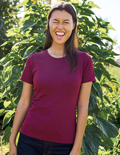 Dames T-shirt Neutral Interlock O81029